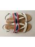 Ugg 100% Leather Multi Color White Tan Sandals Size 10 - photo 4