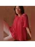 Sézane 100% Polyester Solid Red Blouse Size 2 - photo 4
