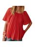 Sézane 100% Polyester Solid Red Blouse Size 2 - photo 1