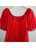 Sézane 100% Polyester Solid Red Blouse Size 2 - photo 7