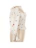 Reformation 100% Linen Floral White Ivory Blouse Size XL - photo 5