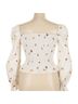 Reformation 100% Linen Floral White Ivory Blouse Size XL - photo 4