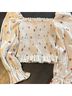 Reformation 100% Linen Floral White Ivory Blouse Size XL - photo 8