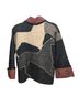 Aventura 100% Wool Animal Print Brown Tan Gray Jacket One size - photo 2