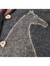 Aventura 100% Wool Animal Print Brown Tan Gray Jacket One size - photo 7