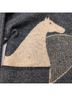 Aventura 100% Wool Animal Print Brown Tan Gray Jacket One size - photo 6