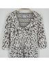 Gretchen Scott Designs Gray White Casual Dress Size M - photo 5