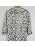Gretchen Scott Designs Gray White Casual Dress Size M - photo 6