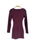 White Fox Solid Burgundy Cocktail Dress Size S - photo 7