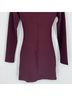 White Fox Solid Burgundy Cocktail Dress Size S - photo 9