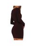 White Fox Solid Burgundy Cocktail Dress Size S - photo 2