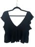 Wild Fable Black Short Sleeve Blouse Size L - photo 1