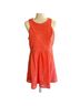 Maurices 98% Polyester 2% Spandex 100% Polyester Solid Multi Color Orange Casual Dress Size XL - photo 1