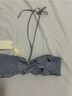 DÔEN 100% Cotton Floral Blue White Swimsuit Top Size M - photo 10