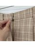 Express Plaid Brown Track Pants Size 6 - photo 6