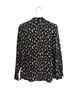 Gerard Darel 100% Silk Animal Print Black Gold Gray Blouse Size 6 - photo 2