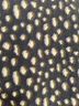 Gerard Darel 100% Silk Animal Print Black Gold Gray Blouse Size 6 - photo 6