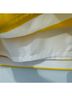 Kate Spade New York 91% Cotton 9% Silk 100% Polyester Stripes Yellow White Casual Skirt Size XXS - photo 3