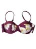 Ted Baker London Floral White Purple Swimsuit Top Size S - photo 1