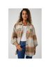 Free People Stripes Green Multi Color Burgundy Jacket Size XL - photo 5