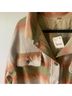 Free People Stripes Green Multi Color Burgundy Jacket Size XL - photo 3