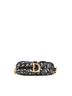 Dior 100% Canvas Blue Mini Oblique Canvas Saddle Bag One size - photo 4