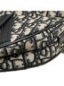 Dior 100% Canvas Blue Mini Oblique Canvas Saddle Bag One size - photo 10