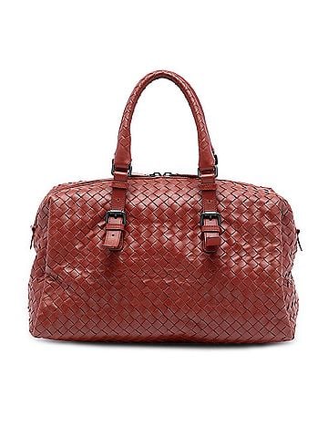 Bottega Veneta Nappa Intrecciato Boston Bag (view 1)