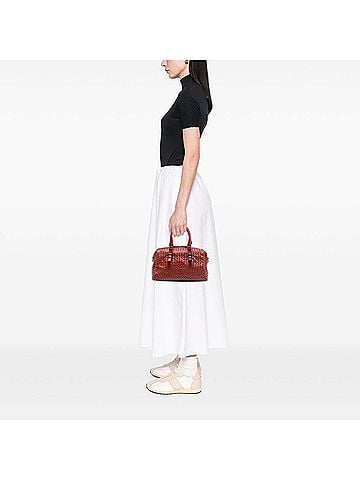 Bottega Veneta Nappa Intrecciato Boston Bag (view 2)
