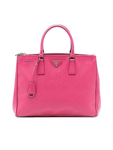 Prada Medium Saffiano Lux Galleria Double Zip Satchel (view 1)