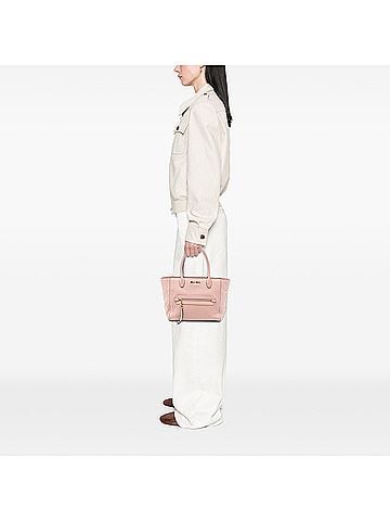 Miu Miu Goatskin Madras Front Pocket Satchel (view 2)