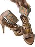 Nine West 100% Leather Tan Heels Size 8 1/2 - photo 1