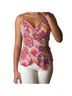 No Boundaries 92% Polyester 8% Spandex 100% Polyester Floral Multi Color Sleeveless Blouse Size M - photo 1