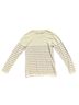 Patagonia 100% Merino Stripes Ivory Tan Pullover Sweater Size L - photo 2
