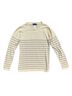 Patagonia 100% Merino Stripes Ivory Tan Pullover Sweater Size L - photo 1