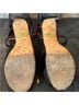 L.A.M.B. 100% Leather Black Red Heels Size 10 - photo 6