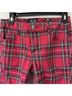 Tripp NYC Plaid Red Black Yellow Green Casual Pants Size 29 - photo 3