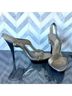 Pelle Moda 100% Leather Gold Heels Size 10 - photo 3