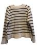 Madewell 100% Cotton Stripes White Black Pullover Sweater Size L - photo 2