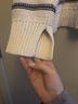 Madewell 100% Cotton Stripes White Black Pullover Sweater Size L - photo 5