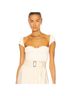 Khaite White Ivory Short Sleeve Blouse Size S - photo 1