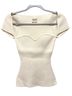 Khaite White Ivory Short Sleeve Blouse Size S - photo 2
