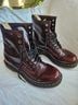 Dr. Martens Burgundy Boots Size 8 - photo 3