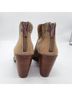Vince Camuto Snake Print Tan Brown Ankle Boots Size 5 1/2 - photo 6