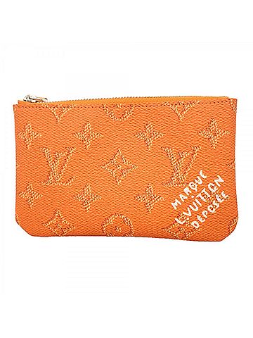 Louis Vuitton Louis Vuitton Monogram Heritage Pochette Clé S Wallet/Coin Case M27142 Caramel (Men's/Women's) (view 1)