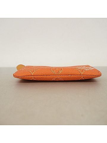 Louis Vuitton Louis Vuitton Monogram Heritage Pochette Clé S Wallet/Coin Case M27142 Caramel (Men's/Women's) (view 2)