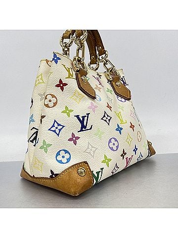 Louis Vuitton Louis Vuitton Monogram Multicolor Audra Handbag M40047 Blanc (Women's) (view 2)