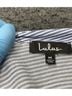 Lulus 100% Rayon Stripes Blue White Sleeveless Top Size M - photo 3