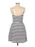 Lauren Conrad Stripes White Blue Romper Size M - photo 2