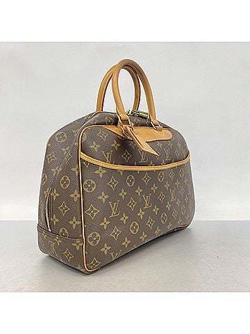 Louis Vuitton Louis Vuitton Monogram Deauville Handbag M47270 Brown Women's (view 2)